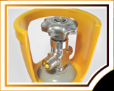 CO2 pressure retention valve